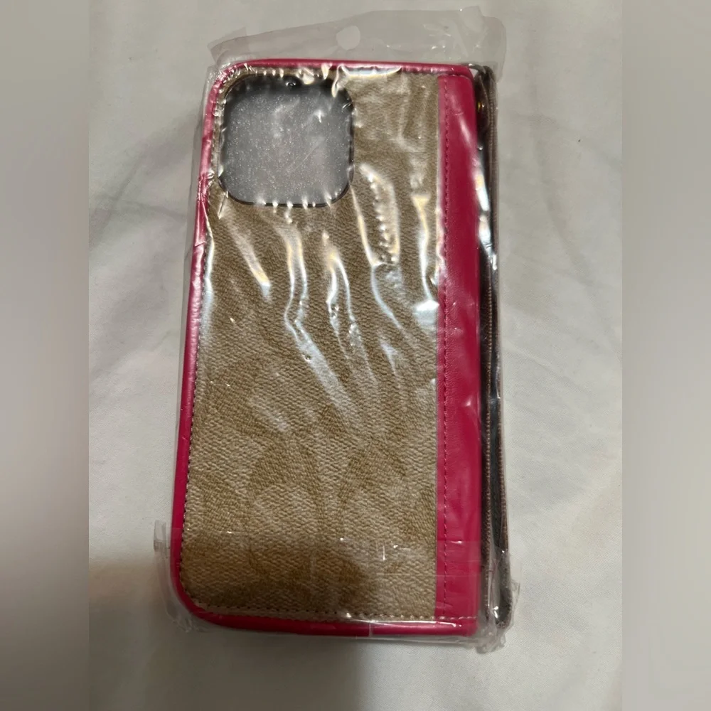 COACH iPhone 16 Pro Max Wallet Flip Phone case - Picture 4 of 15